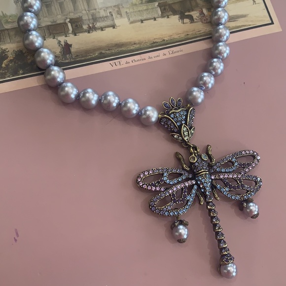 Heidi Daus dragonfly necklace